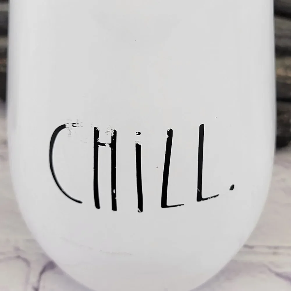 Rae Dunn CHILL Stemless Insulated Wine Tumbler